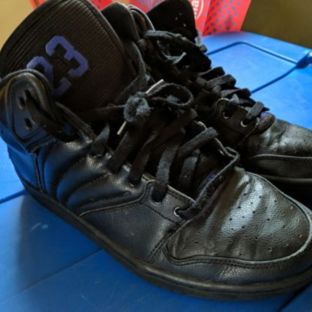 Mens Nike Jordan 1 Flight 820135-014 Blue Black Mi